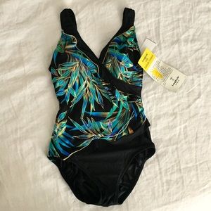 NWT Longitude Swimsuit+Wrap